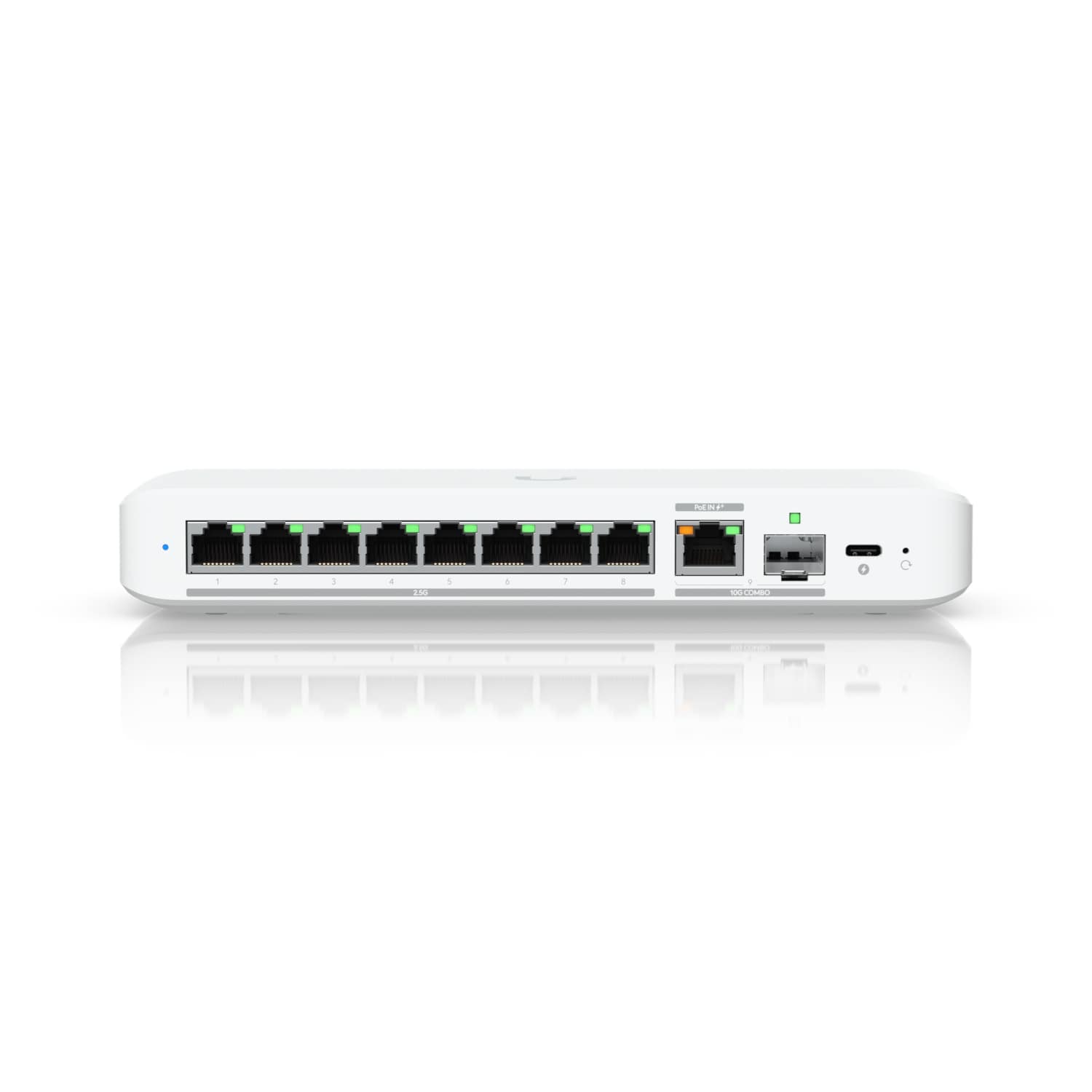 Ubiquiti Flex 2.5G, Flexible, 8-port 2.5 GbE Switch,10 GbE RJ45/SFP+ Combination Uplink Port, Powered With USB-C /PoE+ adapter, Ubiquiti Flex 2.5G, Flexible, 8-port 2.5 GbE Switch,10 GbE RJ45/SFP+ Combination Uplink Port, Powered With USB-C /PoE+ adapter,